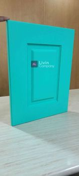 Glossy Modern Pu Modular Kitchen Shutter Thickness 18MM Material HDHMR Texture Smooth Appearance Modern Position - Adee Livin Home Decor And Renovation Private Limited - India