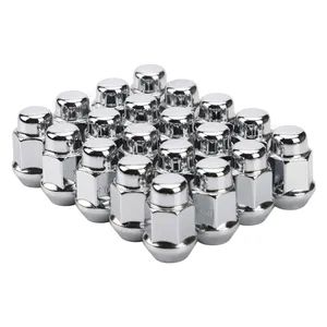 12X1 5 Wheel Lug Nuts 20PCS Chrome 12mmx1 5 Closed End Bulge Acorn Lug Nut Cone Seat 19mm Hex Aftermarket Wheels - Hurong(Ningbo) Imp. & Exp. Co., Ltd. - China