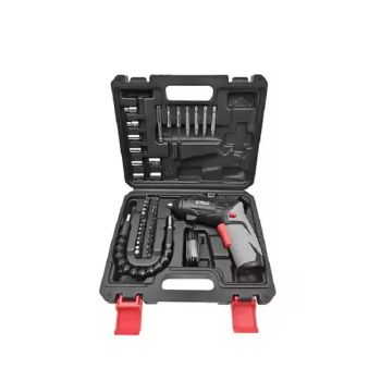 Grey Customizable Foldable Lithium Battery Electric Cordless Screwdriver Set - Taizhou Precision Abrasive Tools Trade Co., Ltd. - China