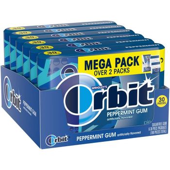 Orbit Peppermint Sugar Free Chewing Gum - 32.1 Oz Grade top Type Chewing Gum Max. Moisture (%) 5 Packaging Type Compact Sugar Content Sugar-free -  CALIPSO POLSKA SP Z OO  - Poland
