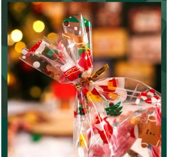 200 PCS 6X12 Inch OPP Plastic Treat Bags with Twist Ties Cello Cellophane Treat Bags Candy Bags for Bakery Biscuit - HK CHIC INDUSTRY CO., LIMITED - China