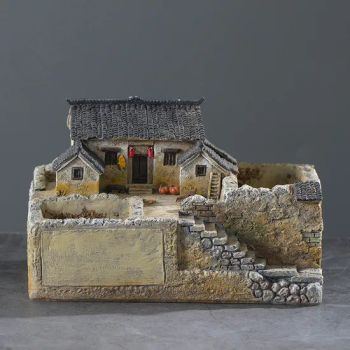 Miniature Farm Aquarium Landscape Resin Craft Waterproof with LED Light Home Decor - Quanzhou U-Wanting Art & Crafts Co., Ltd. - China