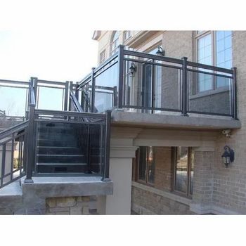 Panel Balcony Railings Design Panel Position Balcony Material Quality Supreme In Class Compliance In Conformism With Market - Shree Steel Art - India