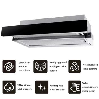 Wholesale Electric Range Hood Slide-out Kitchen Appliance for Cooking Power Source for Household Use - Kaesid Kitchen Equipment (Shenzhen) Co., Ltd. - China