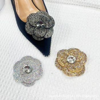 Upper Shoe Decorations for Shoes Asln Upeeer-Saddals Trademark QY Style Fabric HS Code 3921909090 Material Rhinestone Model NO. - Dongguan Qingyu Shoe Material Co., Ltd - China