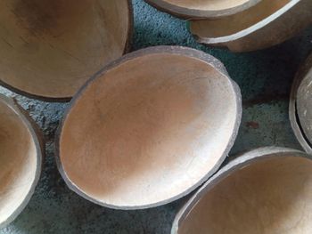 Coconut Shell oval ice cream cup - Geneticexports - India