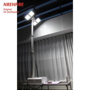 5.1m Roof Mounted Pneumatic Mast Light for Fire Truck Light Tower - Huaian Nengren Manufacture and Trade Co., Ltd. - China