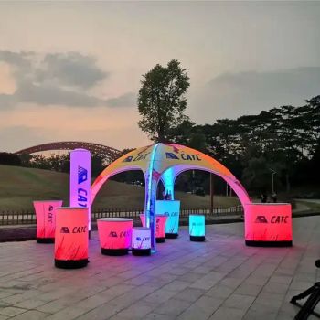 Custom Logo Exhibition Sport Outdoor Advertising Dome Inflatable Gazebo Canopy Air Sealed X Tent - Tianjin Lixiang Future Intelligent Technology Co., Ltd. - China