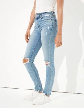 New Fashion Ladies Super Stretch Soft Ripped Light Wash Casual Cool-Girl Denim Pant Jeans - G-TOP GARMENTS CO., LTD. - China
