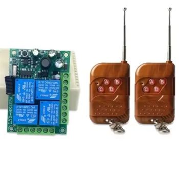 AC220V RF Wireless Garage Door Remote Black 433MHz 1Y CCC Aaa Battery - Dongguan Aoli Intelligent Control Technology Co., Ltd - China