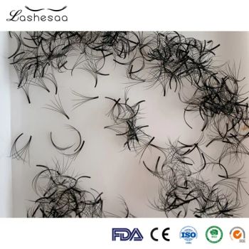 Mengfan China Wispy Natural Eyelash Extensions Factory Size Individual Eyelash Extension Natural False Mink Eyelashes Looses Pre Made Fans Black False Eyelash - Qingdao Mengfan Arts & Crafts Co., Ltd. - China