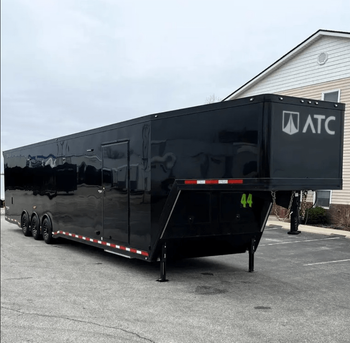 Enclosed Trailers / 44 ft. Aluminum ATC ROM 500 Gooseneck Car Hauler, Premium Escape Door, LOADED - senesie mfg llc - United States