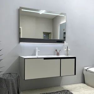 Factory Direct Price Wall Mounted Bathroom Make up Vanity Set for Apartment Sanitary Ware Furniture - George Design & Construction Co., Ltd. - China