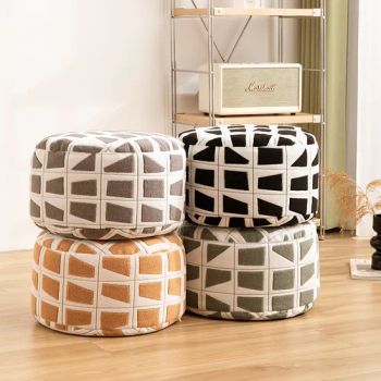 Modern Reclining Ottoman Bean Bag 110*120cm Polyester Cotton 1Seat 1+1 15D - Tongxiang Roya Textile Co., Ltd. - China