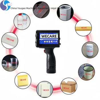 Portable Semi- Automatic Inkjet Printer Fast Dry Strong Adhesion Screen Printers Ink Cartridges - Zibo Yougao Coding Equipment Co., Ltd. - China
