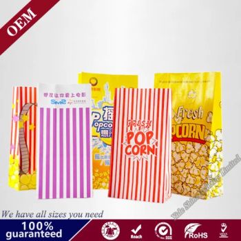 Logo Printed Paper Popcorn Bags Microwave Popcorn Paper Bag Bakery Bag - Qingdao Yide Shine Industry Co., Ltd. - China