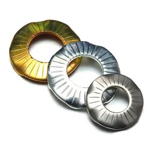 DIN6795 Sn 70093 Color Zinc Stainless Steel/Aluminum Stamping Gasket Lock Embossed Contact Washers with Six Teeth - T&Y Hardware Industry Co., Ltd. - China