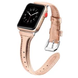 2022 Men Women for Apple Smart Watch Series 6 7 Charm Bracelet Leather Wrist Bands Strap Brand Luxury Accessories 38mm 42mm 45mm - Shenzhen Arctic Trading Co., Ltd. - China