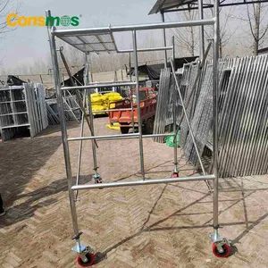 Construction Material Fame Scaffolding Electro Galvanized Layher Facade Ringlock Scaffolding - Linyi Consmos Wood Industry Co., Ltd. - China