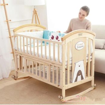 Latest Furniture Baby Room Furniture Solid Wood Baby Convertible Crib - Hefei Craft Child Product Co., Ltd. - China