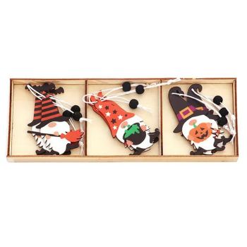 Wooden Faceless Doll Pendant Decoration Halloween Horror House Festival Party Supplies - Skylark Network Co., Ltd. - China