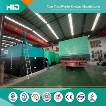 Deck Barges Sailing for Transporting Pontoon/Equipment/Bulldozers/Excavators - Shandong Haohai Dredging Equipment Co., Ltd. - China