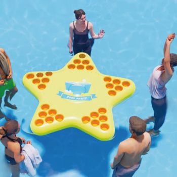 Advertising Logo Printed Inflatable Table Tennis Glass Toys for Pool - New Success High-tech Ltd. - China