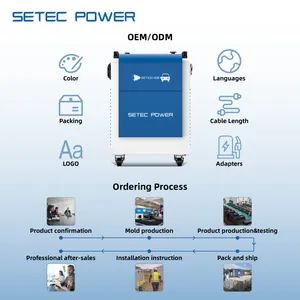 SETEC POWER 30kW Portable DC EV Charging station with Wheels – Smart and Convenient Charging Solution - Shenzhen SETEC Power Co., Ltd. - China