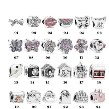 Silver Plated Brass DIY Components Floral Spacer Charm Beads Jewelry Making Parts - Haifeng Alaric Inc - China
