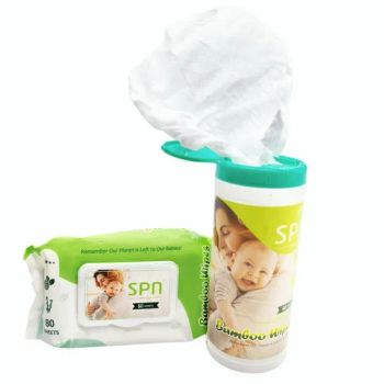 Special Clean Baby Skin Care Wet Tissues Eco-Friendly Extra-Strength Easy Rinsing Soft Wet Wipes Bamboo Cotton Flushable Baby Towel Tissue - Hangzhou Special Clean Technology Co., Ltd. - China