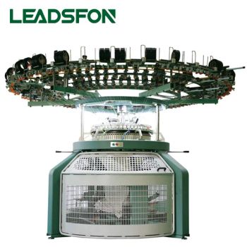 Leadsfon High Speed Rib Circular Knitting Machine Fleece Fabric Knitting Machine - LEADSFON (XIAMEN) TEXTILE TECH CO., LTD. - China