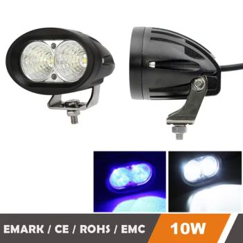 3.8" 10W Wholesale Point Beam White/Blue/Red Alarm Light LED Red and Blue Forklift Safety Range Warning Light - Foshan Foke Lighting and Electrical Co., Ltd. - China