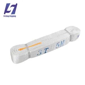 Color Coded Round Lifting Sling with Working Load Limit Indicators for Easy Identification - Qingdao H-Ding Rigging Co., Ltd. - China