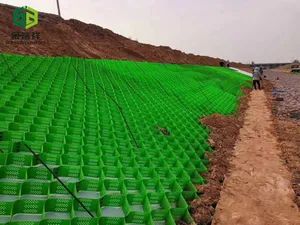 HDPE Smooth/Textured Perforated Geocell with CE Certificate Gravel Grids Paver Manufacturer Directly Supply Price HDPE Geocell - Shandong Jinruixiang Geotextile Material Co., Ltd. - China