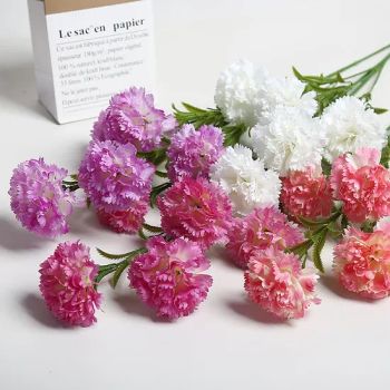 Modern Interiors Glow Minimalist Artificial Flowers Sleek Vases Plastic Orchid Carnation Wall Decor No Maintenance Flower - Tianjin Boyao Import and Export Trade Co., Ltd. - China