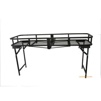 Basket Trailer Hitch Cargo Carrier Folding Cargo Rack Rear Hitch Tray Luggage Basket - Ningbo Beilun Loveyoung Auto Accessories Co., Ltd. - China
