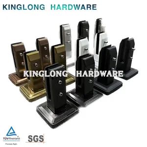 Stainless Steel Pool Clamp Floor Glass Fixing Clamp No Punch Base Railing Post Stair Rail Accessories - KingLong Hardware Factory - China