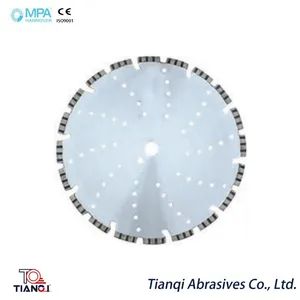 High End 230mm Laser-Welded Helical Stone Turbo Diamond Saw Blades - Tianqi Abrasives Co., Ltd. - China