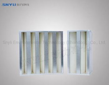 Merv 13 V-Bank Air Filters (80- 85% efficiency for filtering particles@ 1-3um) Pocket Filter Air Purifier for Spray Booth - Jinan Shinsung Environmental Technology Co., Ltd. - China