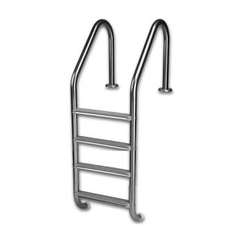 Factory Custom Swimming Non Slip Stainless Steel Pipes for Swimming Pool Ladder 2 3 4 5 Steps - Ningbo Haishu Pino Metal Products Co., Ltd - China