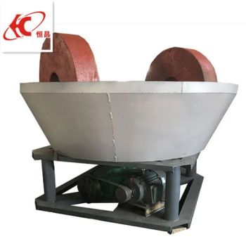 1200 Gold Mining Wet Pan Mill to Grinding Gold for 2tph Wet Pan Mill Process Plant - Gongyi Hengchang Metallurgical Building Material Equipments Plant - China