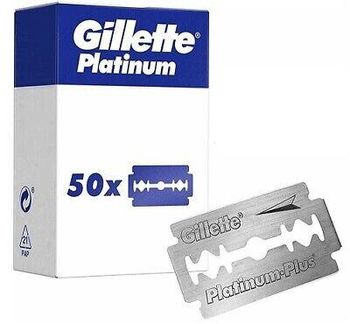 Gillette Double Edge Platinum Safety Razor Blades for Men, Pack of 50 Stainless Steel Refill Blades - Smart Agri GmbH - Germany