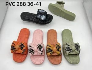 Wedge Heel Lady Shoes Hot Sales Women Slipper - Shantou-City Poocan Footwear Co., Ltd. - China