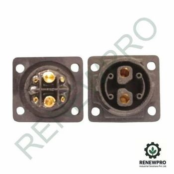Brass Orange 2+4 Pin Waterproof Female Socket Connector Color Orange Brand Renewpro Material Brass Number Of Pins 2+4 - Renewpro Industrial Solutions Private Limited - India