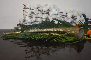 Dhokra Art Brass Artifact todi  (musical instrument) Care brass Color Brass Appearance brass Delivery Time 3 days Artistic Style - Deep Enterprises - India