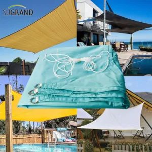 HDPE Anti-UV Shade Sail Outdoor Awning Triangle SN-SS Steel Manual 1Y - Hefei Grand Nets Co., Ltd. - China
