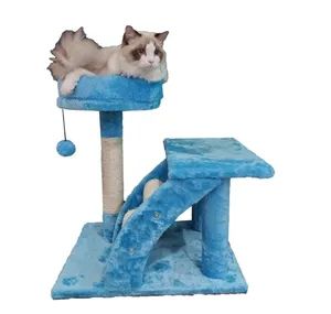 Hot Sale Fun Cat Paradise Wood Cat Tree Scratcher Nest House - Shanghai Langyi Enterprise Development Co., Ltd - China