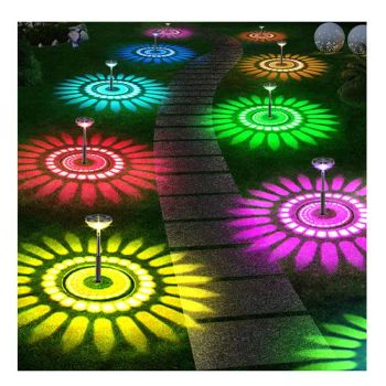 Outdoor Solar Waterproof RGB Garden Landscape Lawn Light LED Path Lights - GLORIOUS PROMO CO.,LIMITED - China