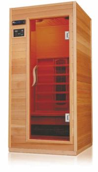 OEM 1 Person Hemlock Wood Indoor Ceramic Heaters Dry Sauna Home Infrared Sauna Room - Jiangsu Joda Wellness Co., Ltd. - China
