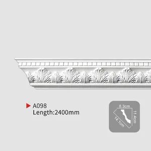 Hot Sale Polyurethane Corner Cornice Moulding for Indoor Outdoor - Guangzhou Everwall Co., Ltd - China